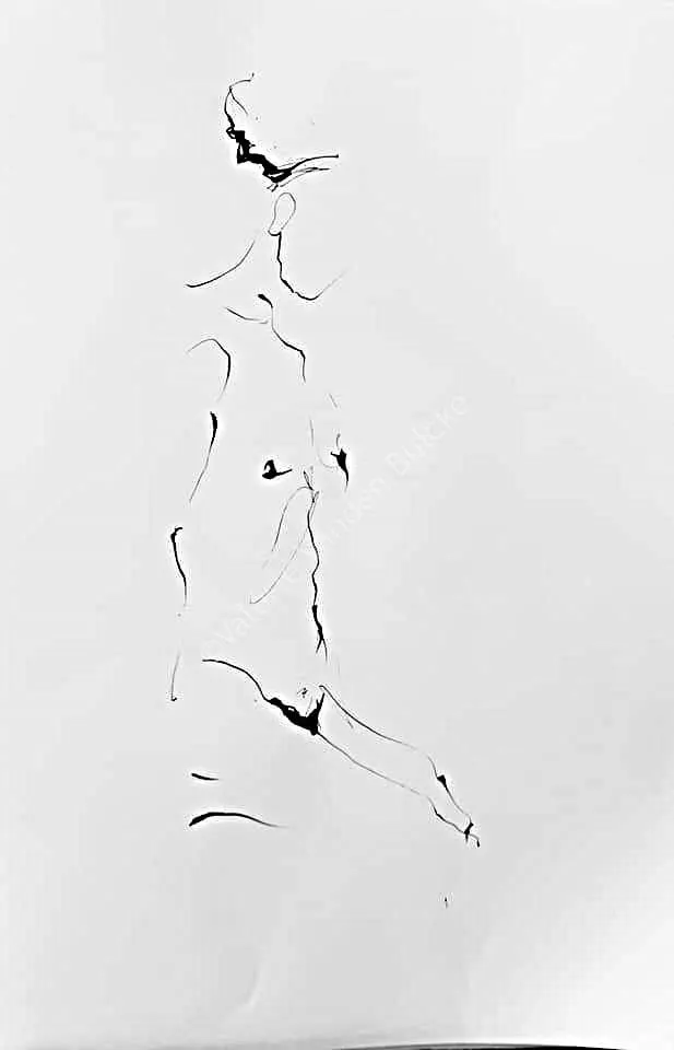 Dessin · plume et encre de Chine · 40 × 50 cm