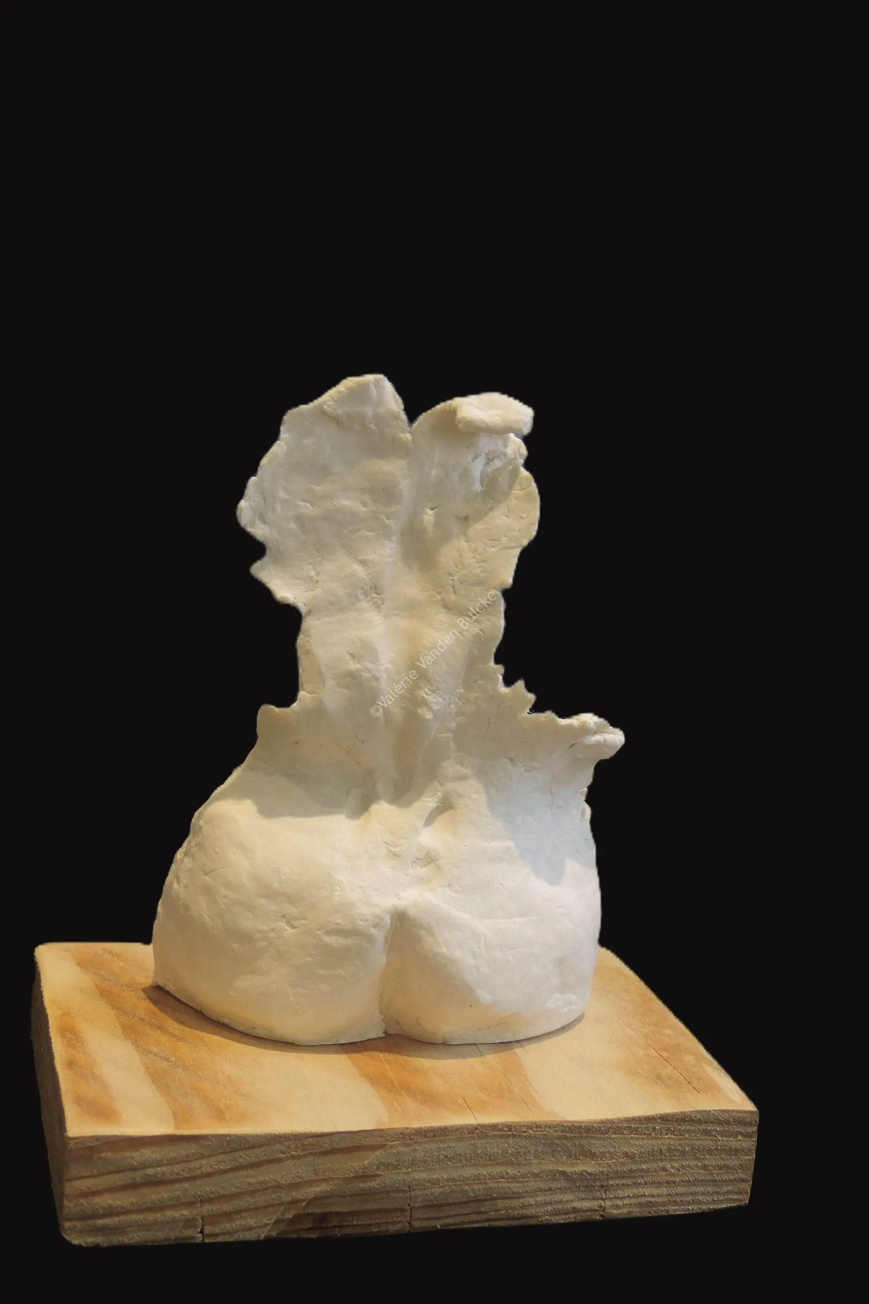 Dos I · porcelaine papier, 9 × 5 × 3,5 cm